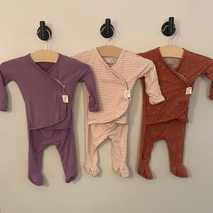 Bonsie Baby 0-3M footie Set